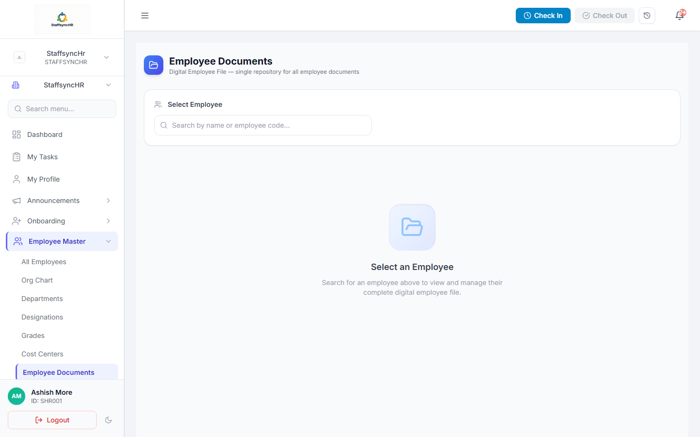StaffSyncHR — Employee Document Vault